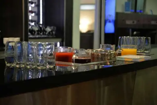 BA lounge Boston Airport